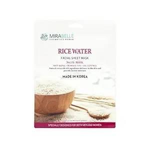 MIRABELLE - Rice Water - Facial Sheet Mask