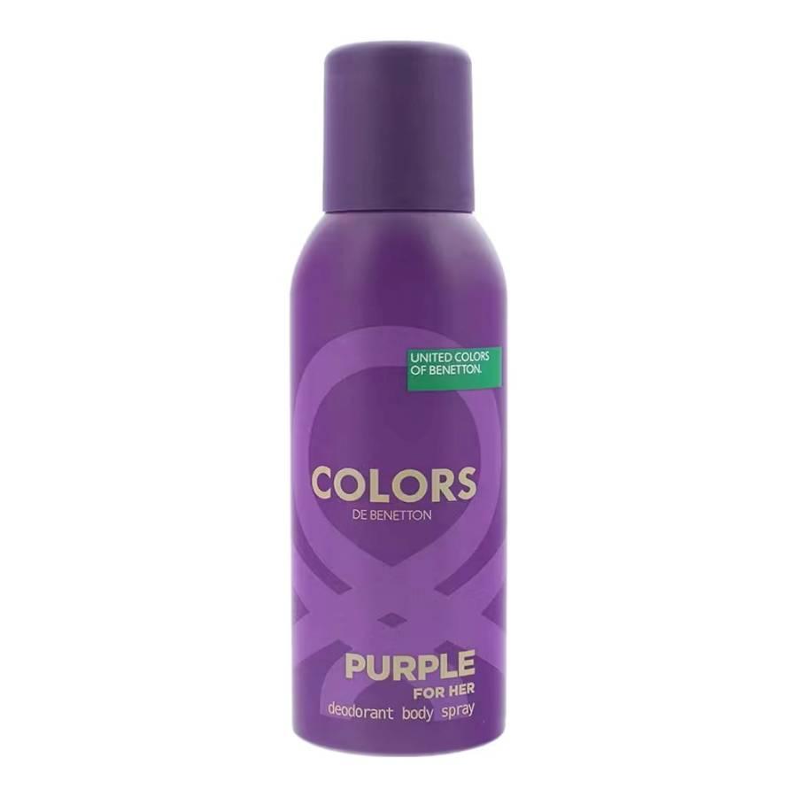 United Colors Of Benetton - Colors De Benetton - Purple Deodorant For Her 24h Deodrant Body Spray 