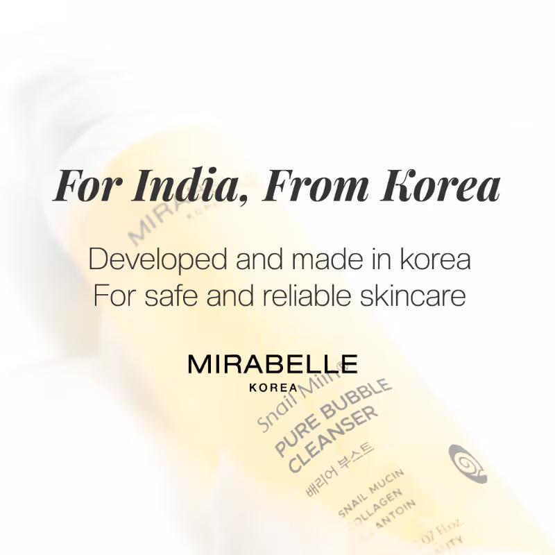 Mirabelle Korea - Snail - Bubble Cleanser 