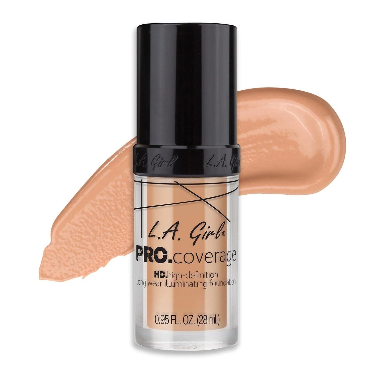 L.A Girl - Porcelain - Pro Coverage - HD Illuminating Liquid Foundation 