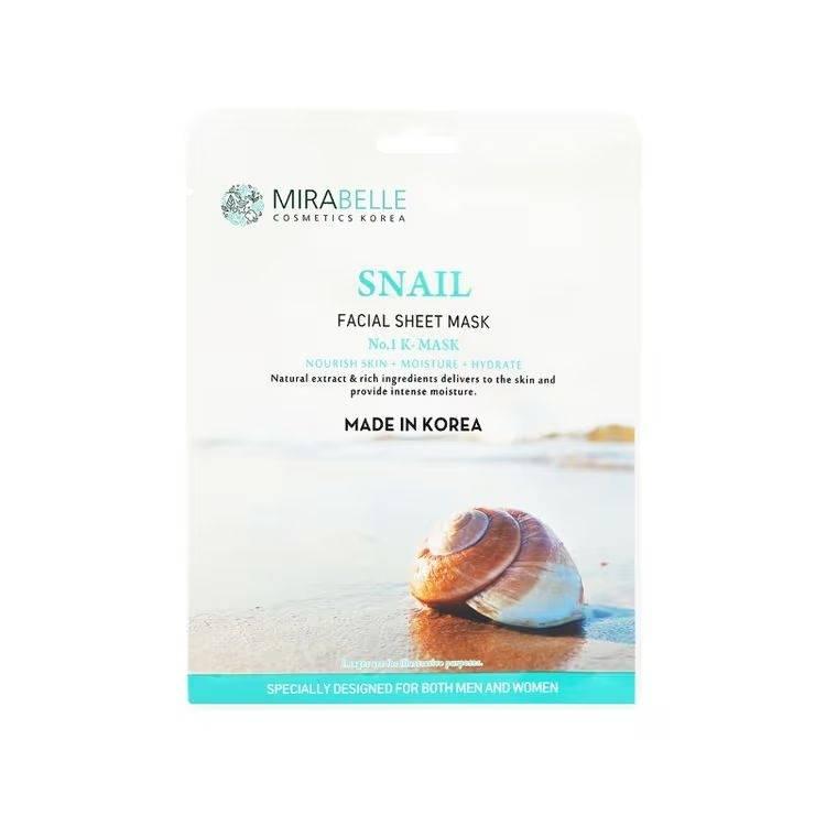 MIRABELLE - SNAIL - Facial Sheet Mask