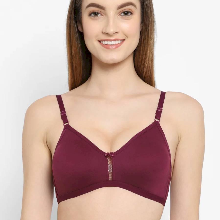 FLORET - TEE SHIRT BRA - KATRINA - MAROON