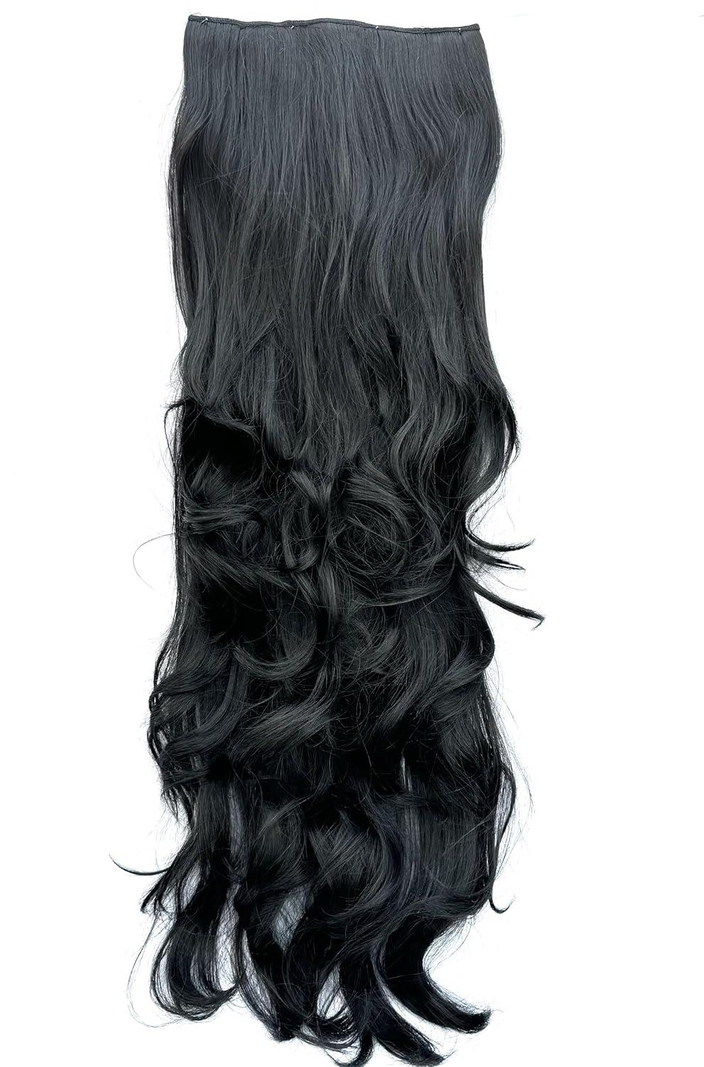 Hair-O-Manla - JB-5 - Premium Hair Extension - Long Wavy/Curly Hairs - Wigs for Women