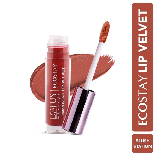 Lotus Make-up - Blush Station - Ecostay-Lip Velvet Matte Lip Color with Retinol